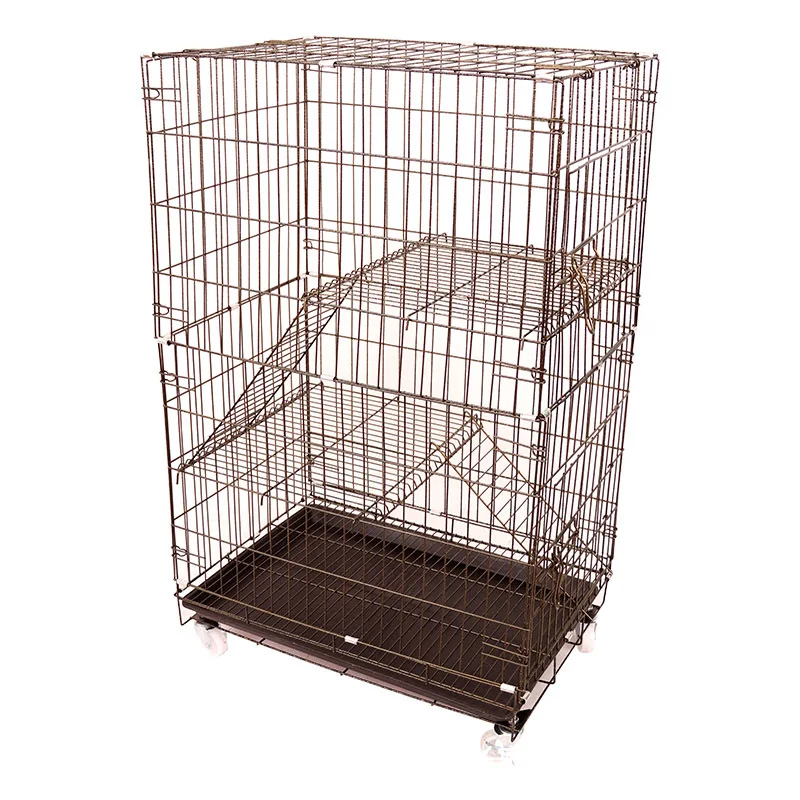 

Home cat dog cage folding large medium small pet cage