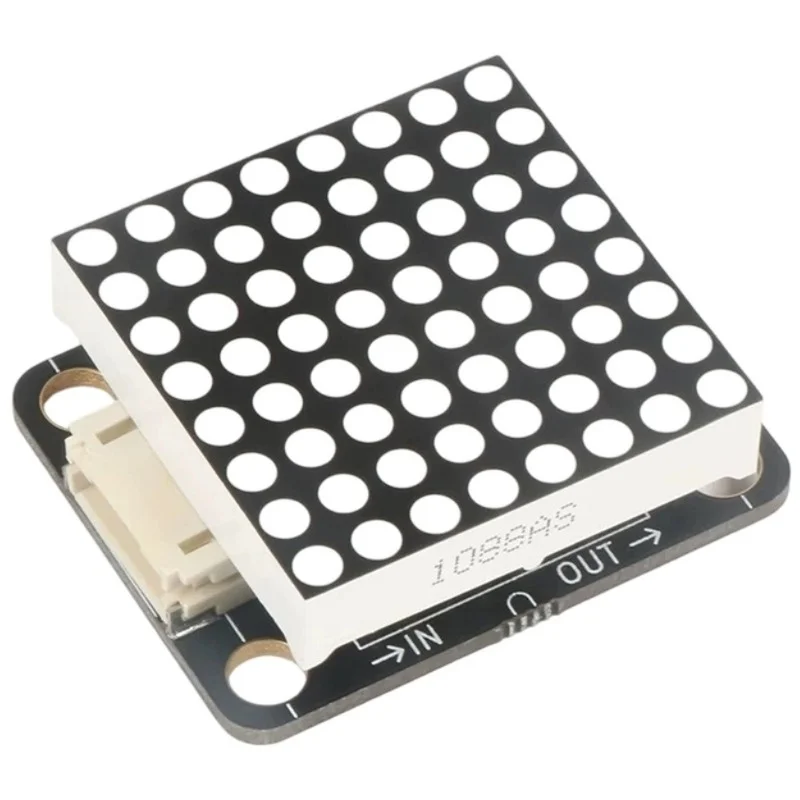 Super Sale MAX7219 8x8 LED Dot Matrix Display Module SPI 3.3V 5V Anti-Reverse PH2.0 for Arduino ESP32 Raspberry Pi