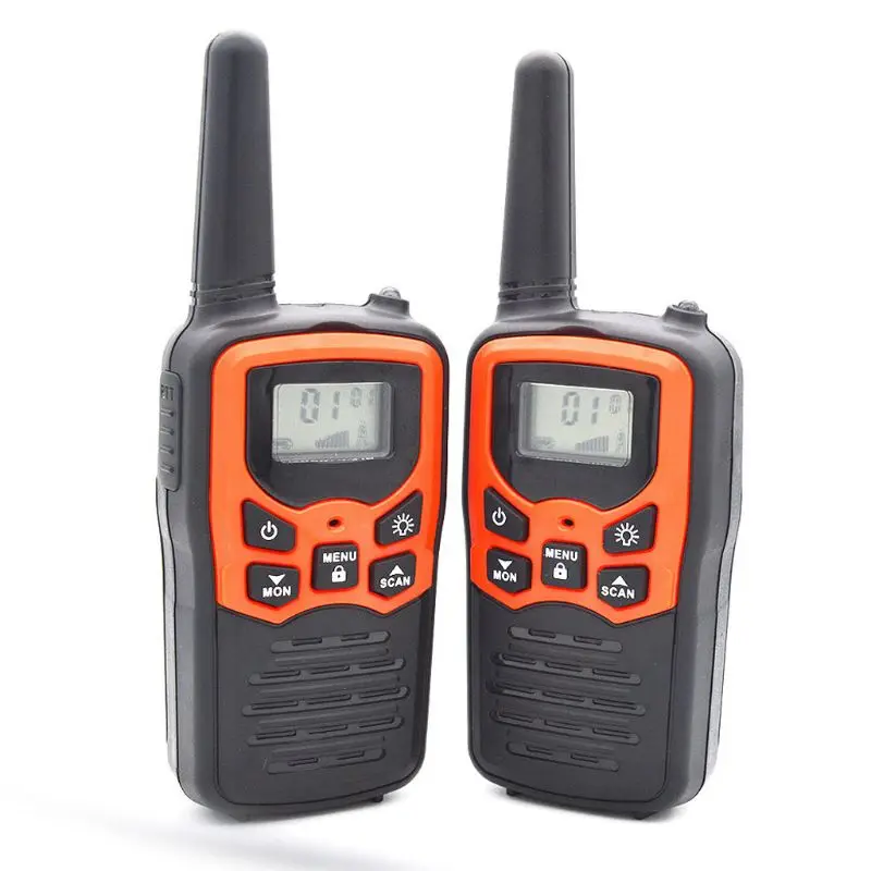 Talkies-walkie pour adultes, lot 2 radios bidirectionnelles longue portée jusqu\'à 5 miles, livraison directe