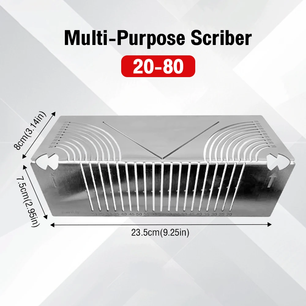 Precisionflex Angle Arc Measuring Tool Angle Arc Marking Tool Professional Auxiliary Measuring Angle marking Device