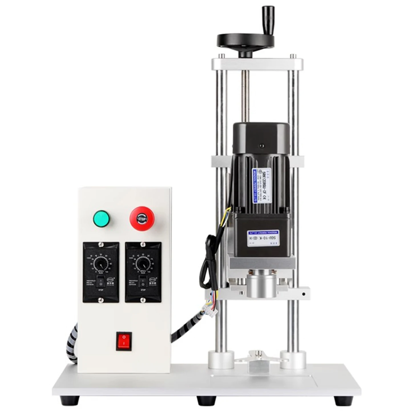 

WT-80XG Desk Automatic Capping Machine Round Caps Auto Screw Capper Device Bottle Cap Lid Sealing Locking Rotating