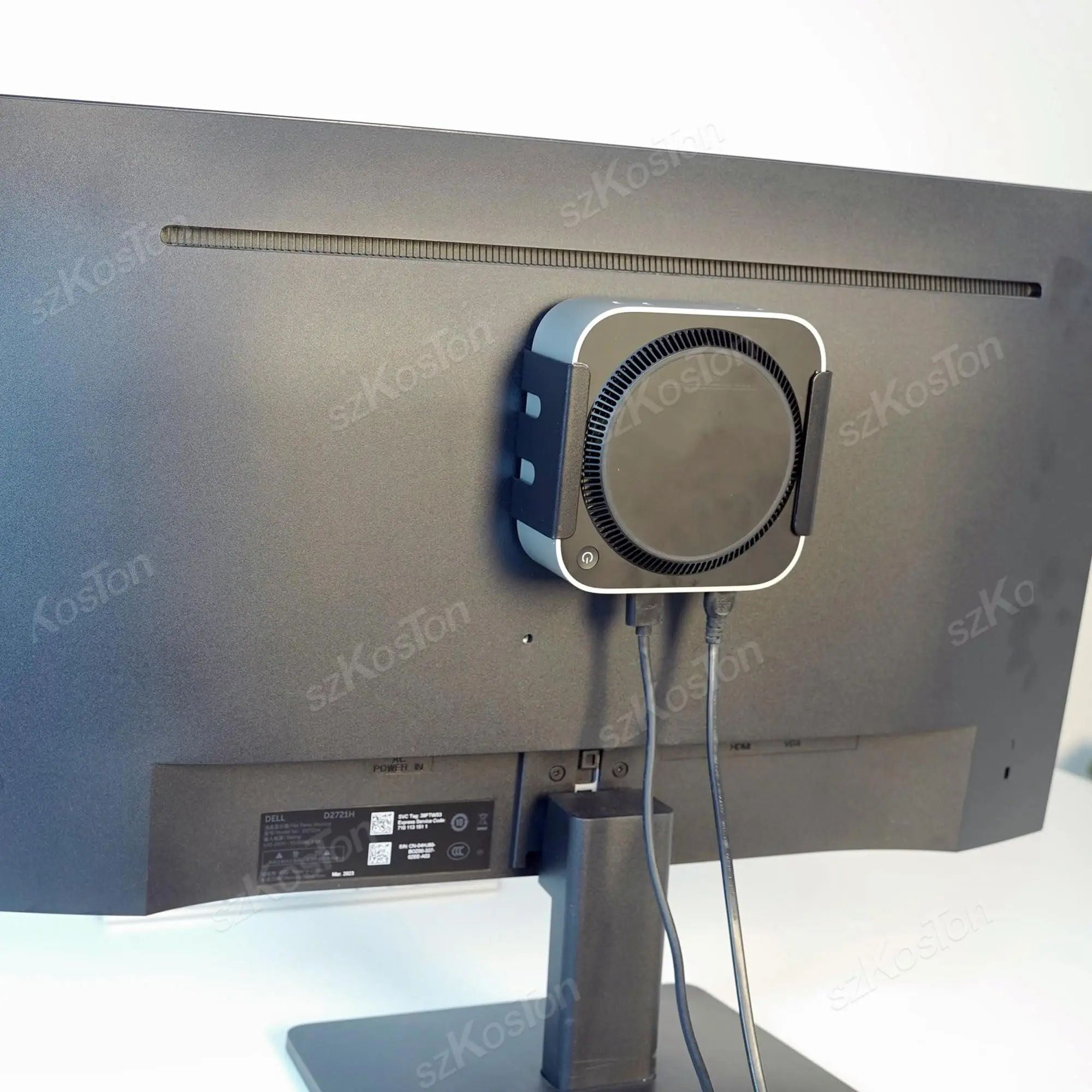 デスク下スタンド 2024 Mac Mini M4 デスクトップコンピュータ Mac Mini M4 Pro PC アクセサリーディスプレイ金属壁マウントマウントホルダー