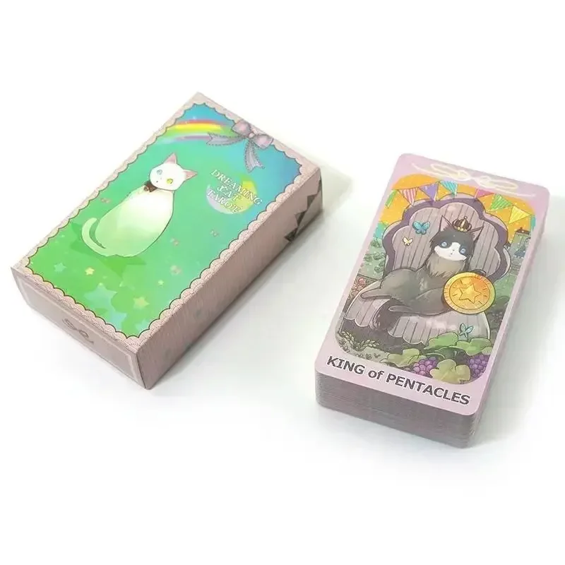 Tarot CardDreaming Cat Game ist 22, Dreaming Cat Tarot-Kartenspiel, Brettspiel