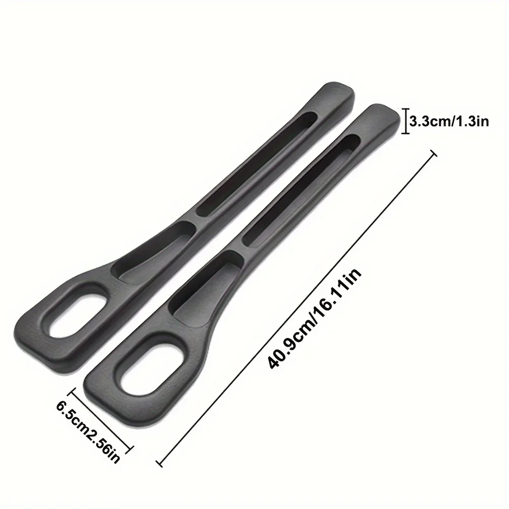 2Pcs Car Seat Gap Filler Organizer, PU Waterproof Seat Gap Plug Strip with 2 Grooves Design, For Auto Interior Gap Storage - view 4
