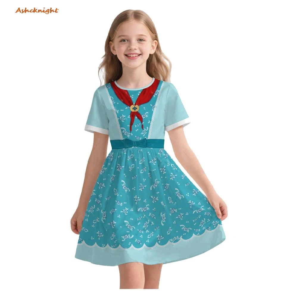 

TV ST 5 Cosplay Holly Wheeler Cute Dresses Clothes Girl Childen Party Disguise Outfits Suit Roleplay Halloween Costume Carnival