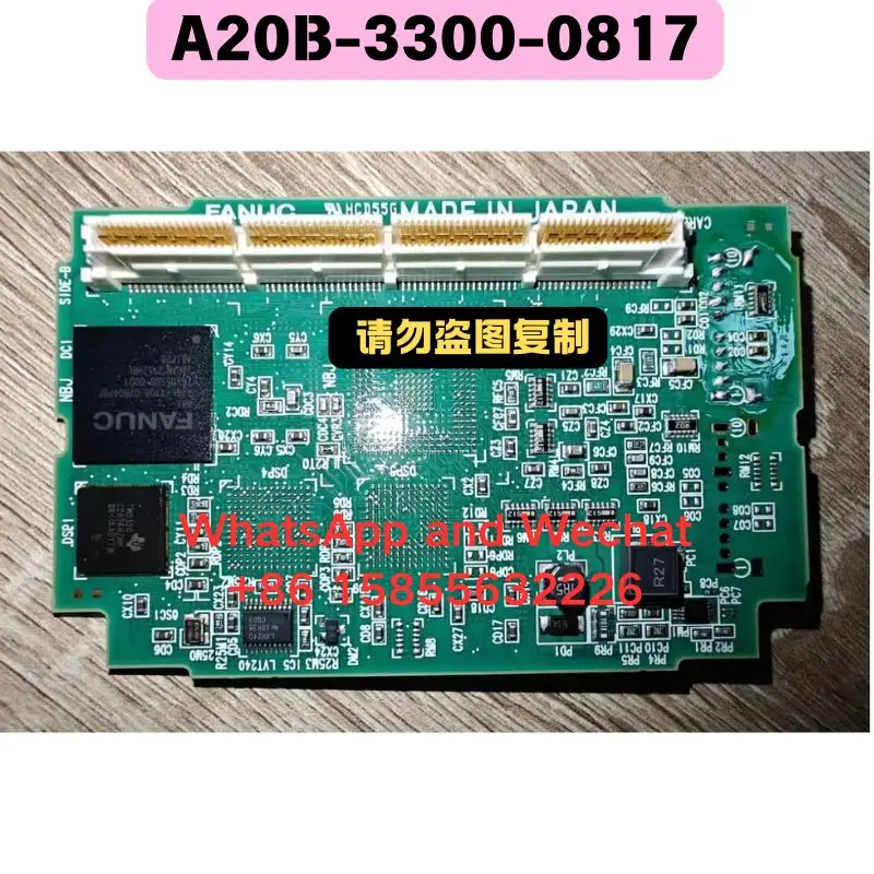 Used OEM disassembled parts A20B-3300-0817 Eight axis card Functional test OK Quick delivery