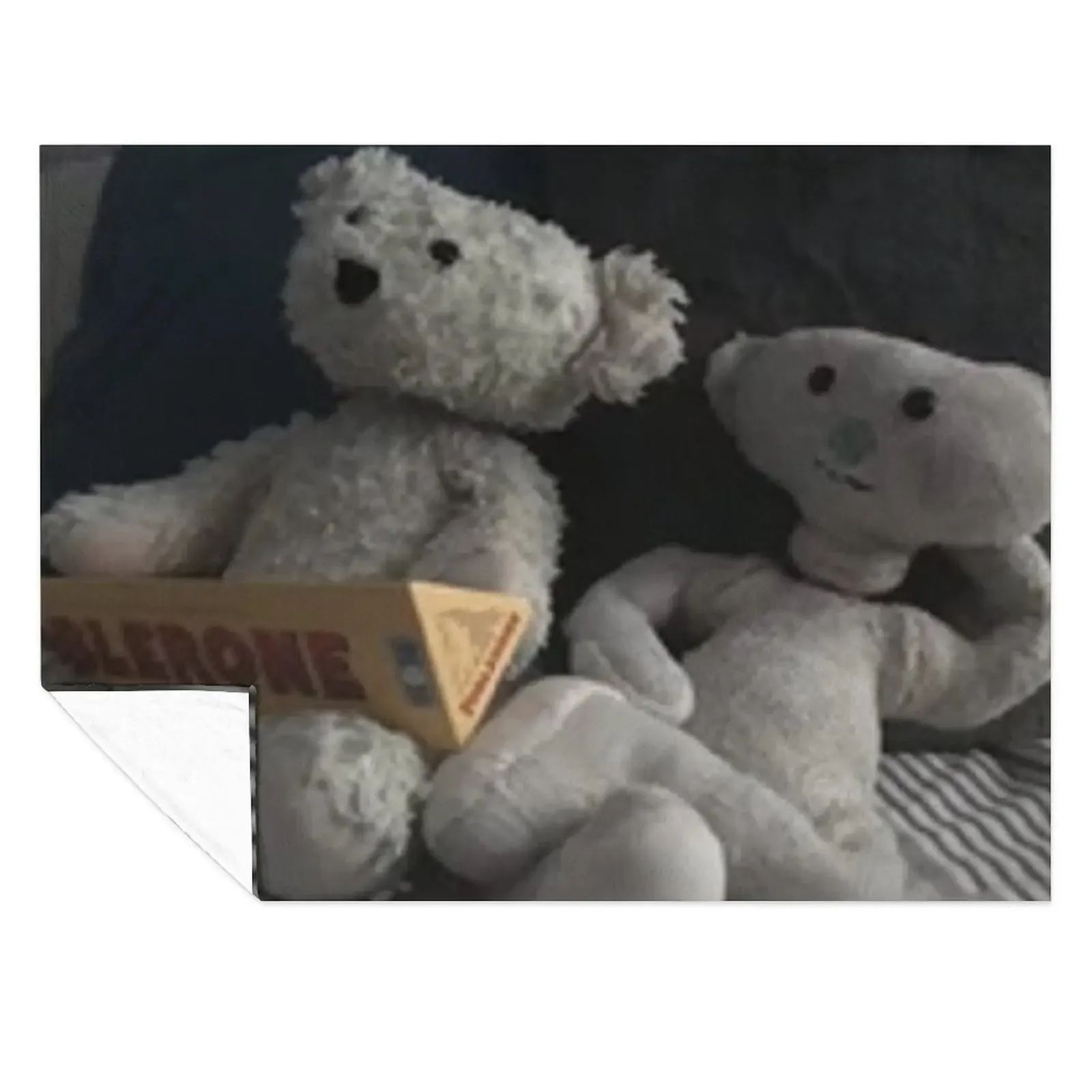 

Bear Alpha Bear and Sam Throw Blanket Baby Blankets For Baby Plaid on the sofa Stuffeds Blankets