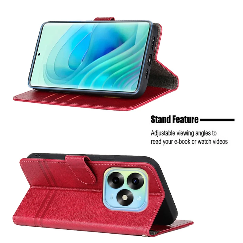 Custodia per telefono in pelle Vintage per Itel S23 Plus muslimatexnogy cofani Magnetic Flip Capa Wallet Cover per casa Itel S23 + Mujer Hoesje 6.78"