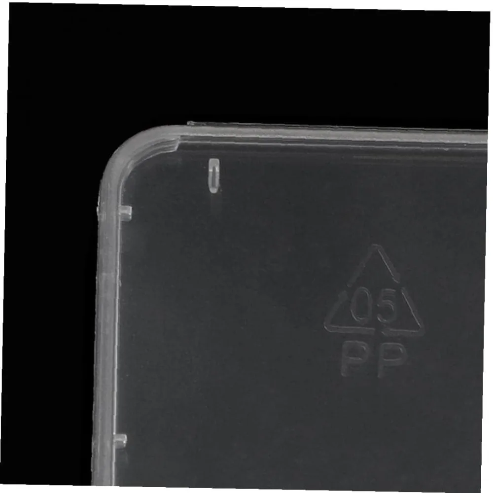 10 Stück transparente SD-Kartenetui-Halterung, langlebige Aufbewahrungsbox für SD/Micro SD/SDHC/SDXC-Speicherkarten