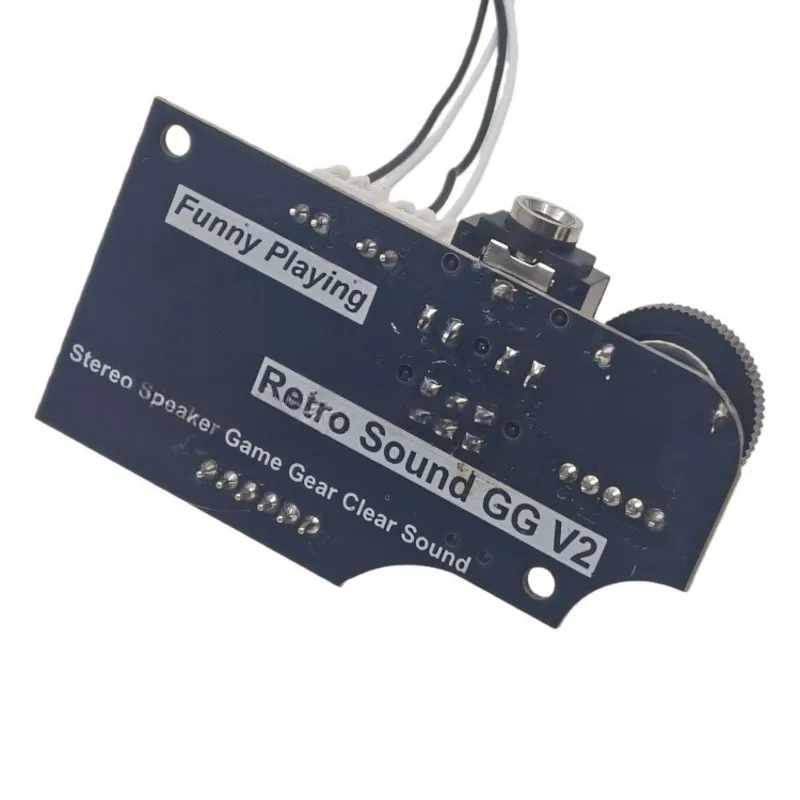 

Y43A-For SEGA GG Game Console Game Gear Совместимая двухканальная плата для наушников с регулировкой громкости для динамиков