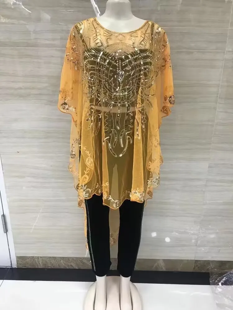 Wholesale hot selling muslim high quality 2023 printed dress loose casual sexy party dress