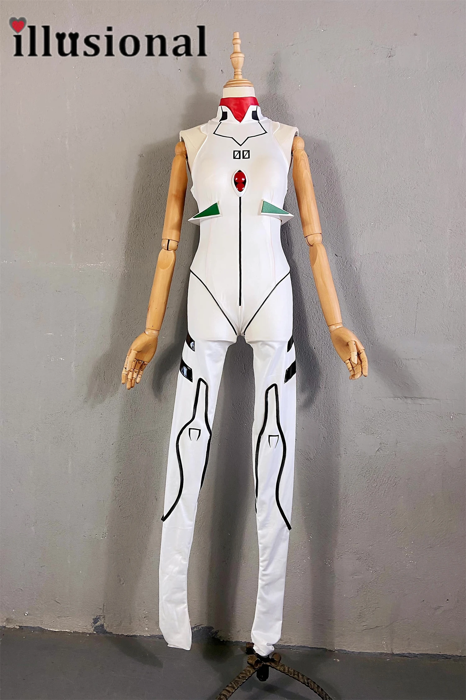 illusional Custom size Ayanami Rei EVA Cosplay Costume jumpsuit anime costumes women