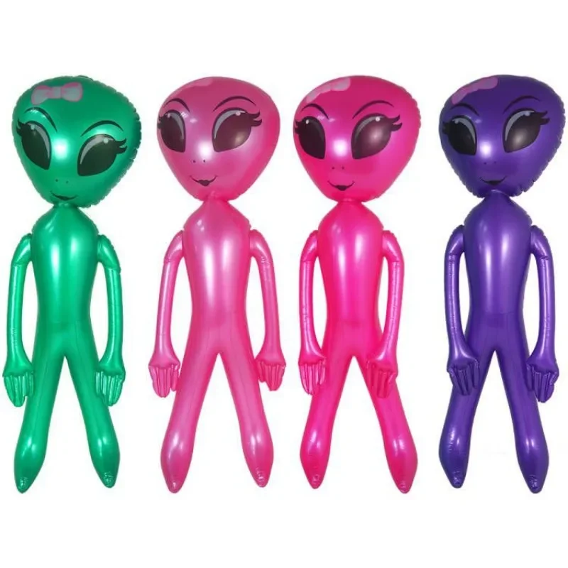 Lustige Jungen Mädchen Cartoon Aufblasbare Alien Spielzeug 125 cm Alien Spielzeug Halloween Party Bar Dekoration Kostüm Requisiten Party Gefälligkeiten