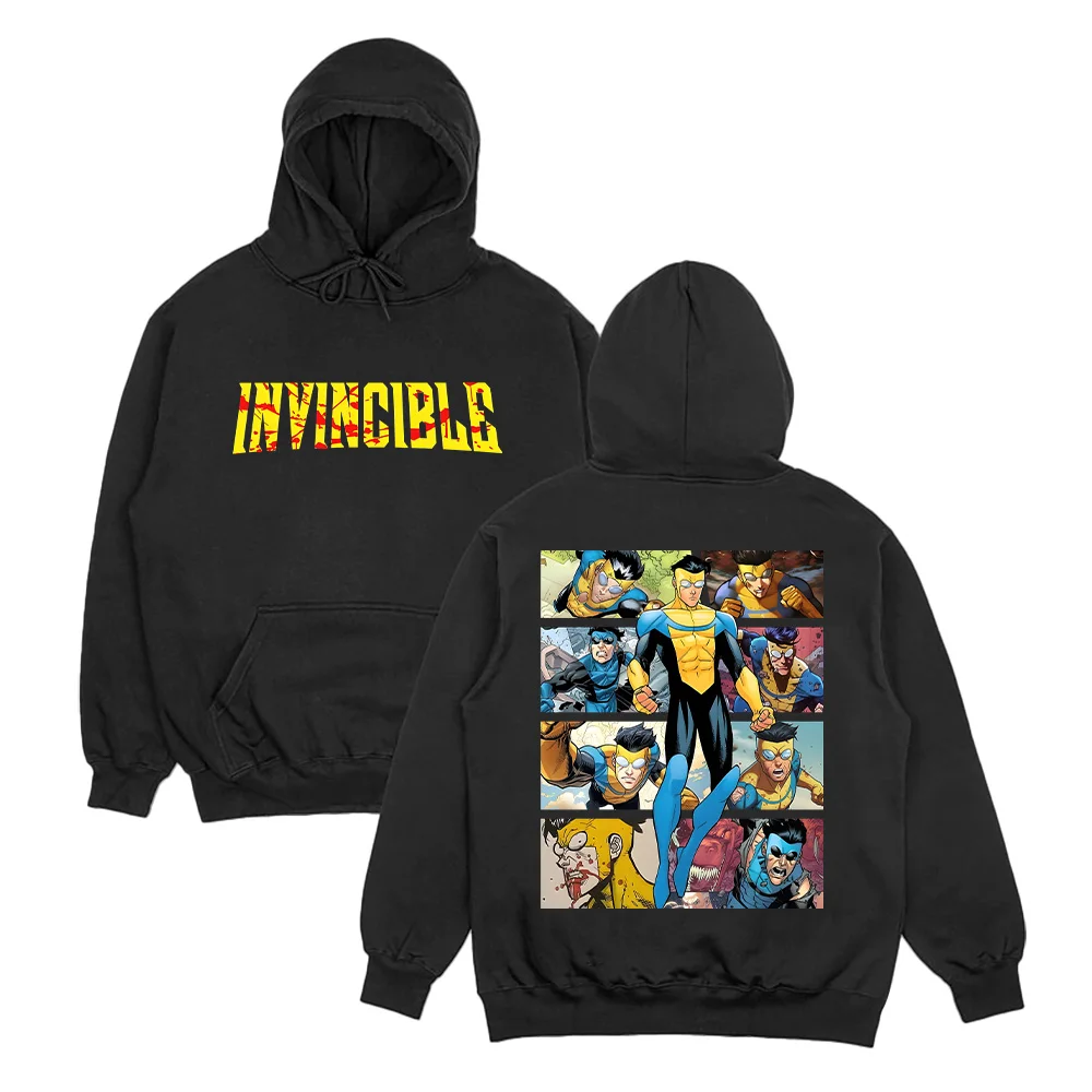 Invincible Hoodies Invincible Mark Superhero Unisex Sweatshirt Omni-Man Invincible Clothes Perfect Gift for Comic Lover Pullover