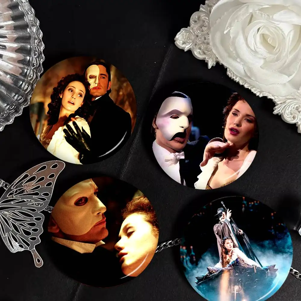 Musical The Phantom Of The Opera 58mm Handmade Brooch Cartoon Cosplay Badge on Backpack Jewelry Accessories Gifts