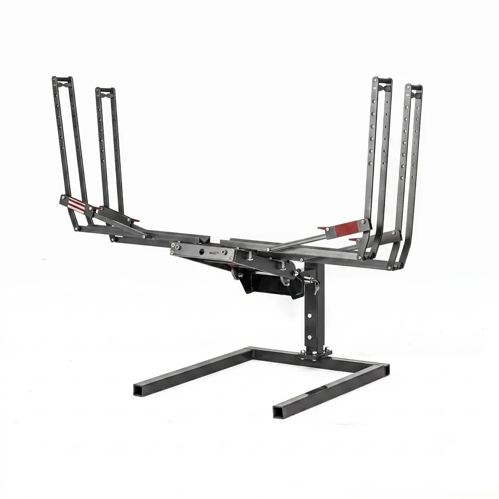 4'' Tire Clamp Ebike Rack with Ramp 150lbs Capacity for 2 Bikes