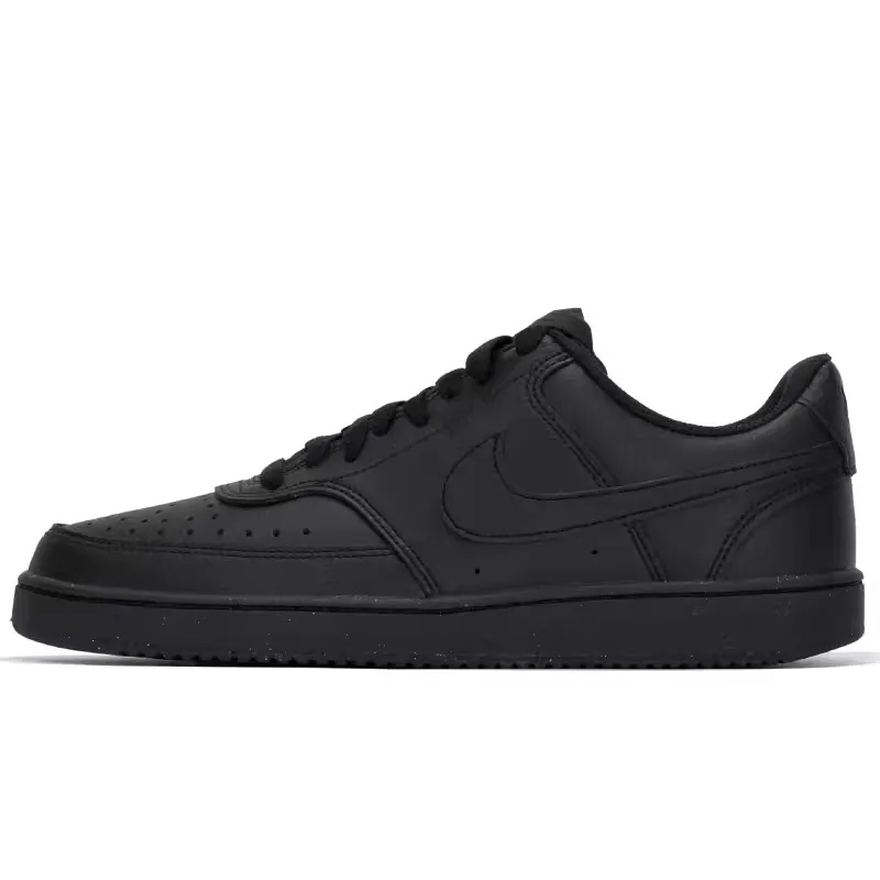 Nike men's shoes 2024 new men's COURT VISION classic low-top board shoes pure black simple all-match casual shoes