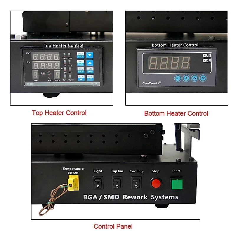 

Инфракрасная паяльная станция LY IR8500 для BGA-пайки, ремонта материнских плат ноутбуков и мобильных телефонов, набор инструментов для реболлинга, 220В