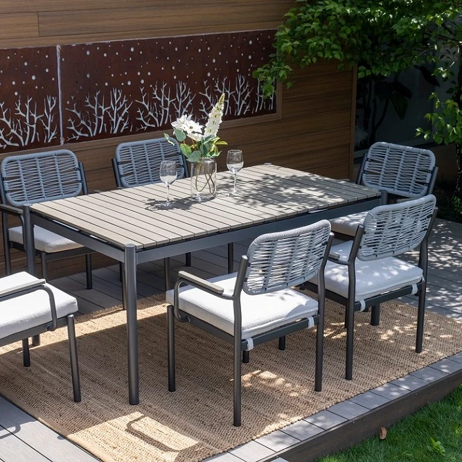 

Restaurant Furniture Dining Table Home Dining Room Modern Metal Cafe Chair Customized Style Time Fabric Outdoor Dining Set Metal