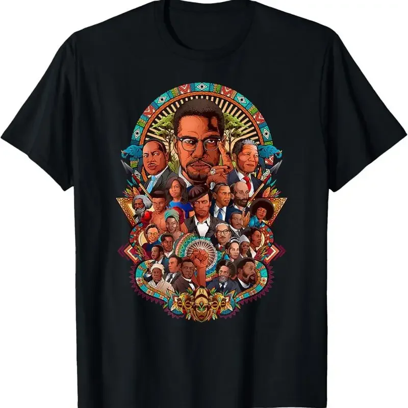 Leaders Collage Inspirational Black History African Pride T Shirt