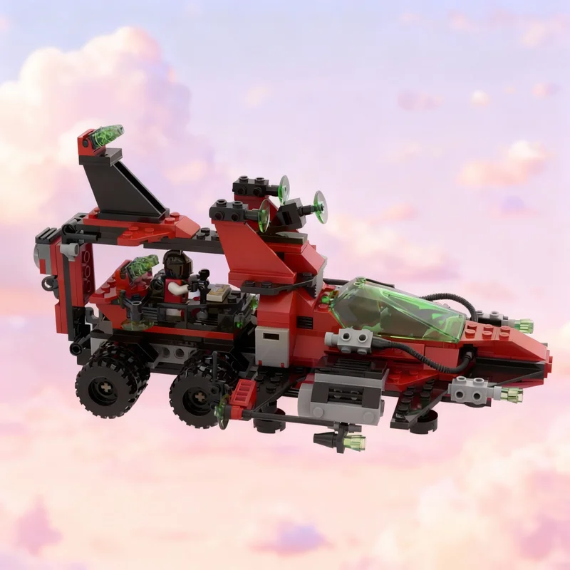 

345 деталей MOC Reimagined Super Voyager Space M Tron: Конструктор, креативный подарок, DIY-декор для взрослых и детей, премиум-класс, для рабочего стола