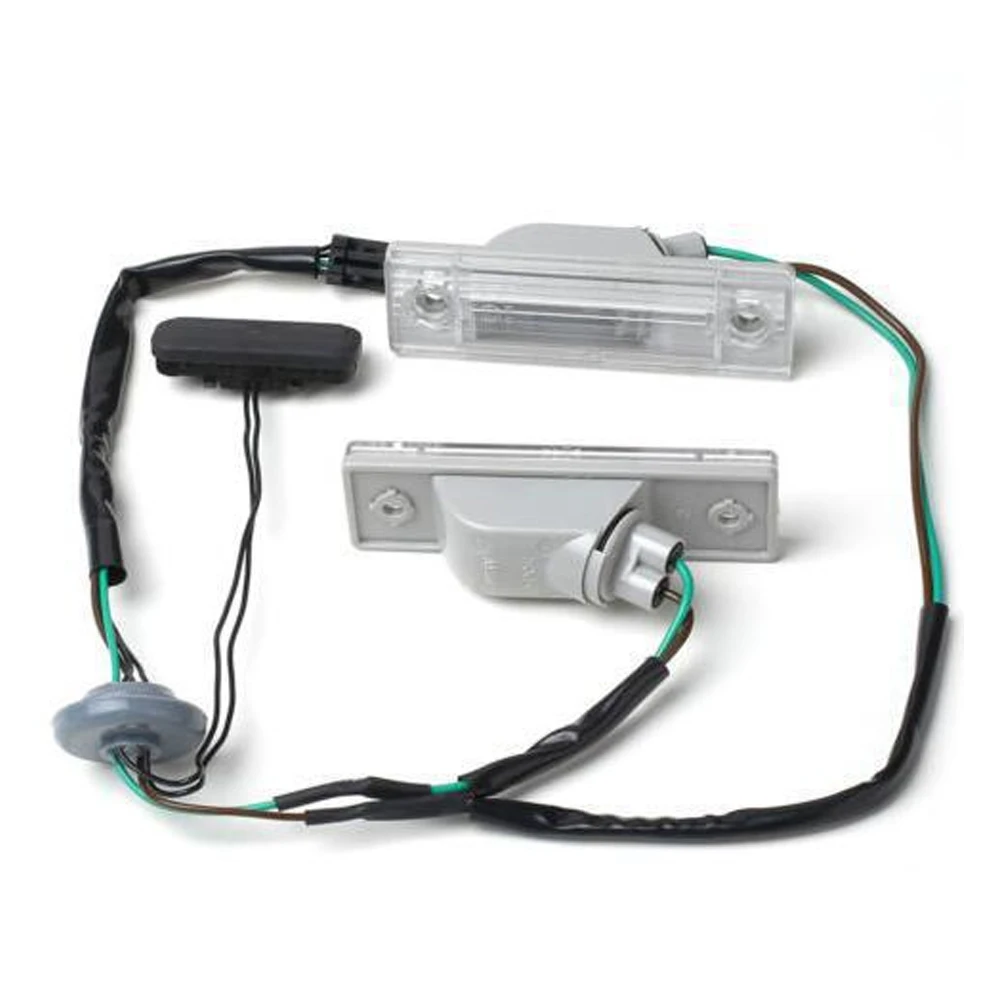 

2X Rear Car License Plate Light Lamp W/ Trunk Release Switch Lock Tailgate Lid Button 95961097 For Chevrolet Chevy Cruze Orlando