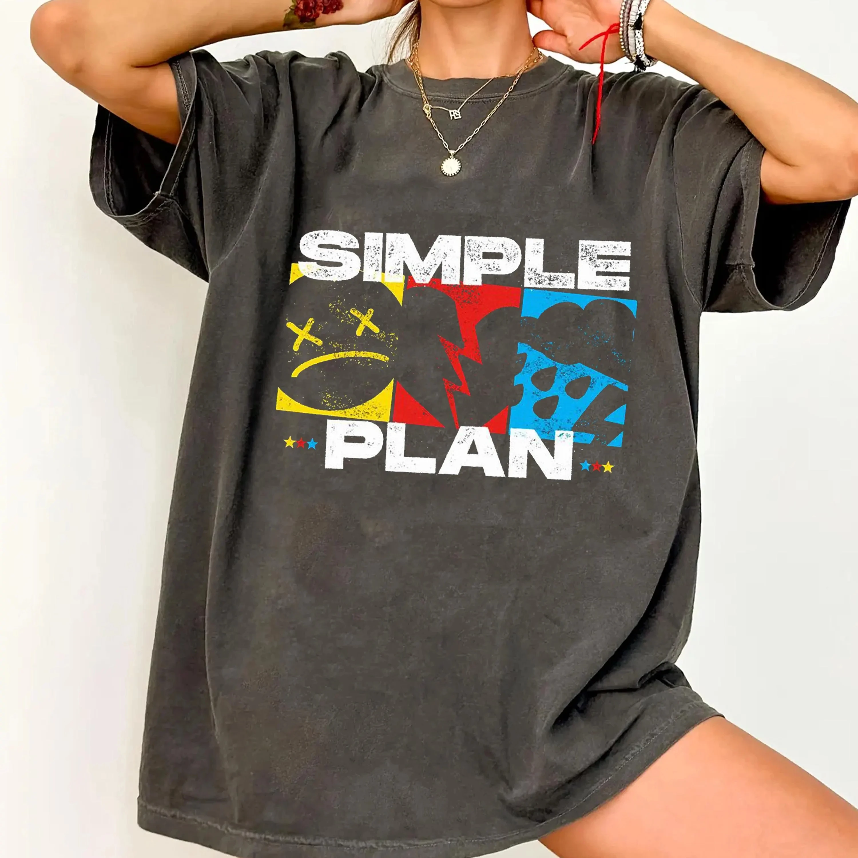 

Comfort Colors Simple Plan T-shirt Simple Plan Hoodie Simple Plan Graphic Short Sleeve Shirt Unisex Men Women Summer