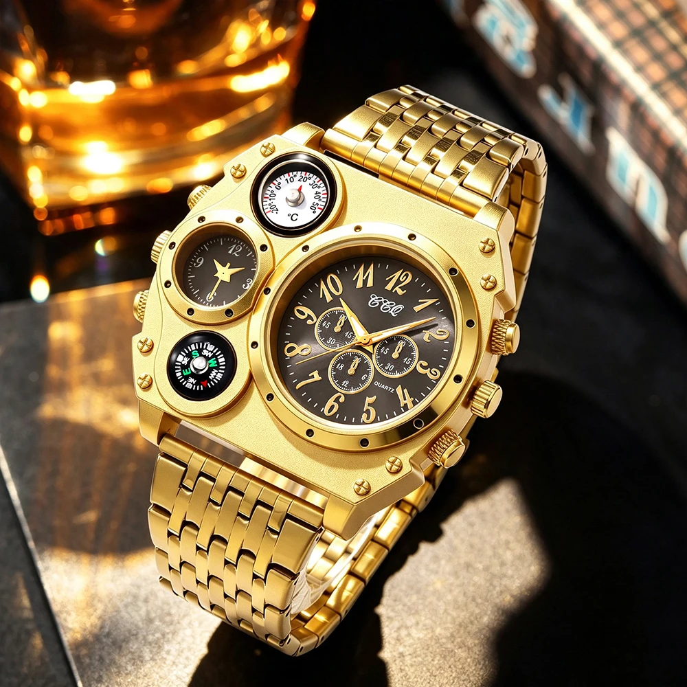 1Pc Men's New Quartz Watch, Practical And Versatile, The Best Choice For Giving Gifts To Fathers And Boyfriends (No Box Given)
