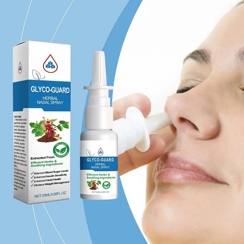 Herbal Nasal Inhaler Spray Extracted from Efficient Blood Heart Health Balance Herbs Sugar Levels Ingredient Enhance Soothi B1Q1