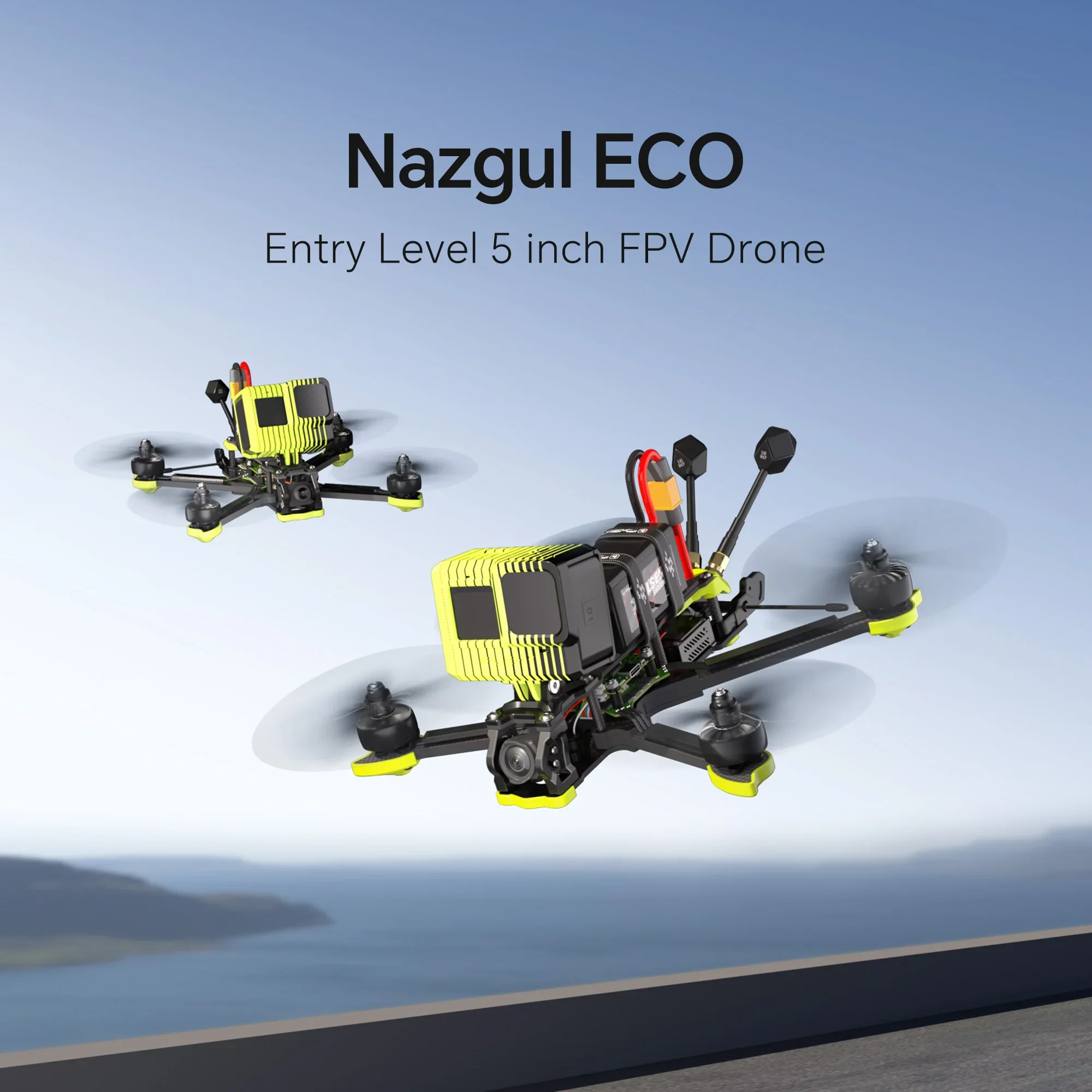 iFlight Nazgul XL5 ECO Analog 6S Drone BNF with BLITZ 5.8G 1.6W VTX / BLITZ ATF435 E55S Stack for FPV