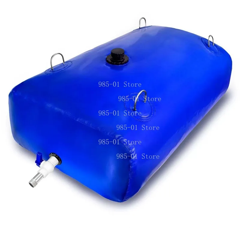 Outdoor Portable PVC Water Storage Bag, Large Capacity Soft Foldable Water Container for Car Use