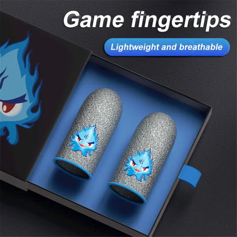 Gaming Luminous Finger Sleeve Breathable Fingertips Cover For PUBG Mobile Games Touch Screen Finger Cots Cover Mobile Touch