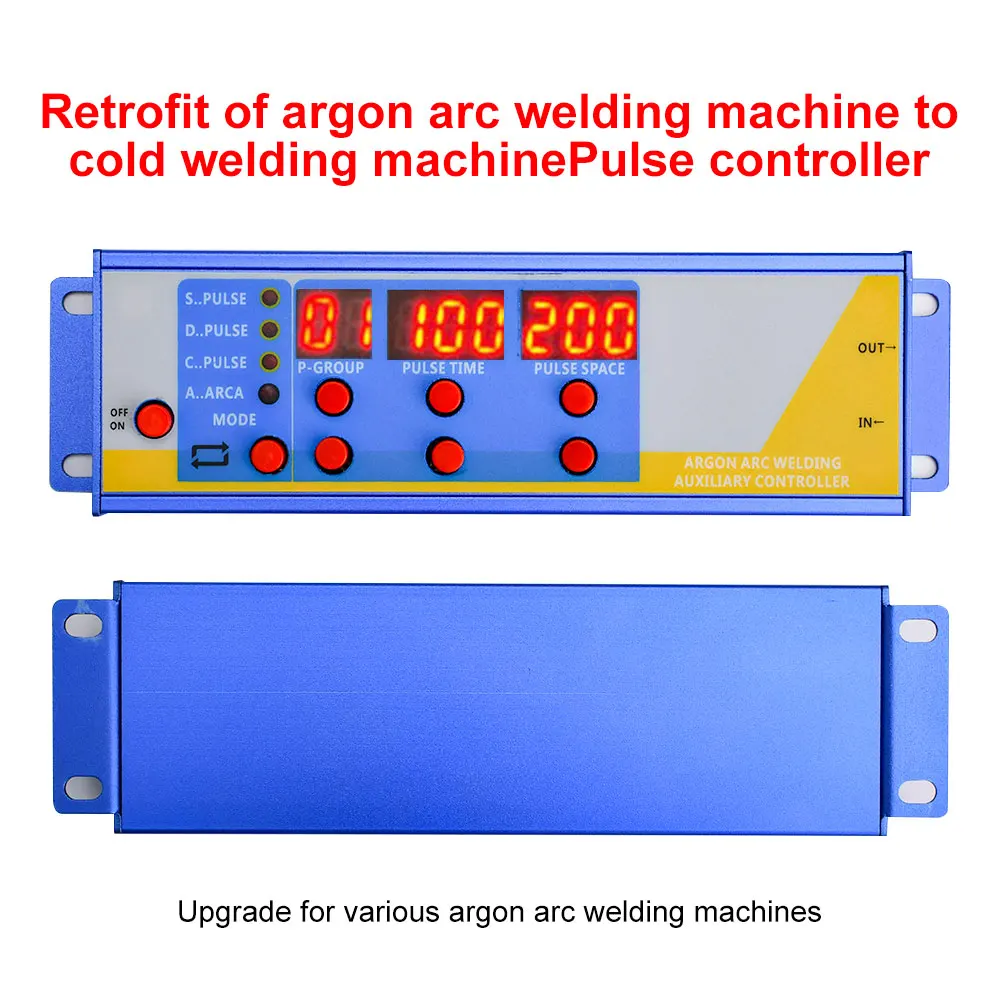 TIG saldatura a punti Controller di saldatura ausiliaria saldatrice ad arco di Argon Retrofit saldatore a freddo strumenti per saldatrici a punti a