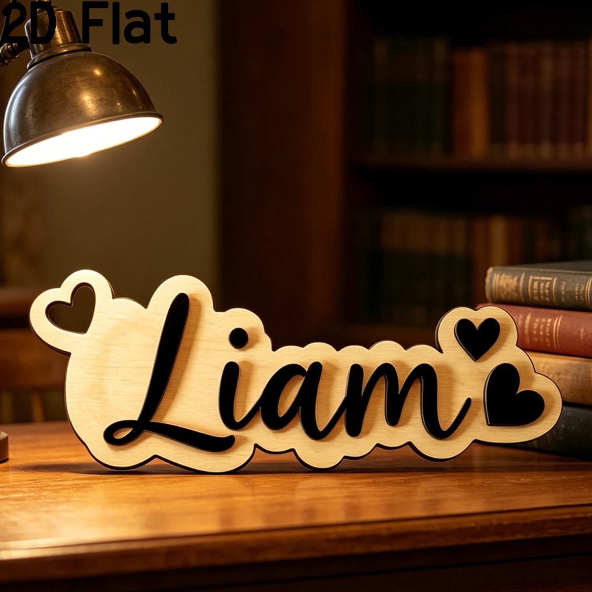1Pc Custom Name Wooden Acrylic Name Plaque,Home Room Office Wall Door Decor,DIY Nursery Birthday Wedding Graduation Gift