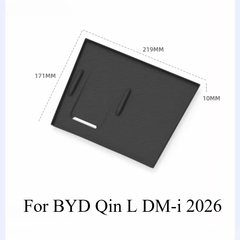 

For BYD Qin L DM-i 2026 Silicone Wireless Charging Pad – Anti‑Slip Center Console Phone Mat