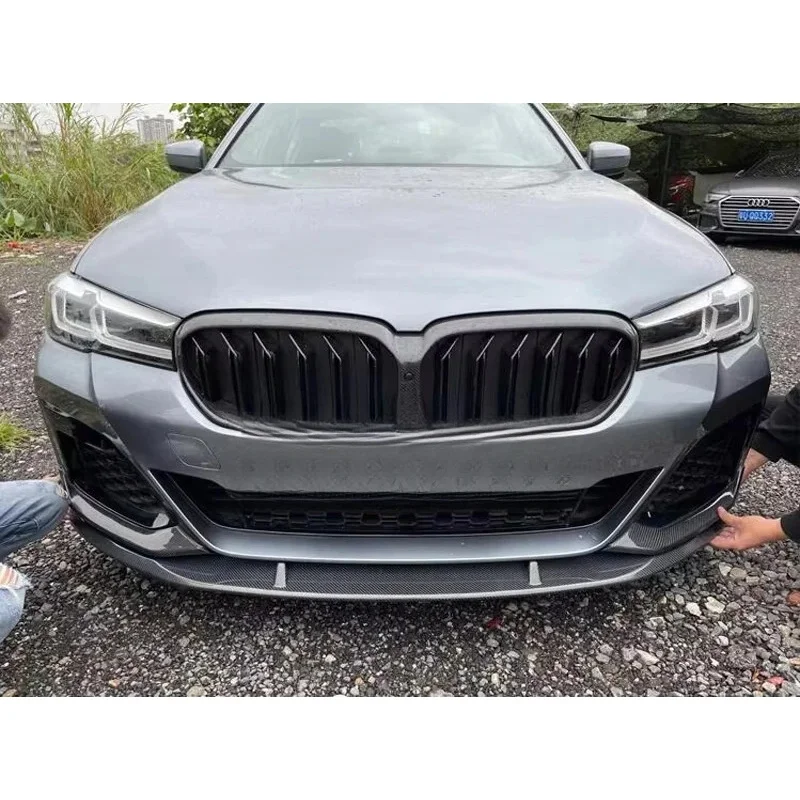 

Высококачественный, популярный спойлер (накладка на передний бампер) из карбона для BMW G30 G38 5 серии (2021), новый, в стиле MP, для тюнинга автомобиля