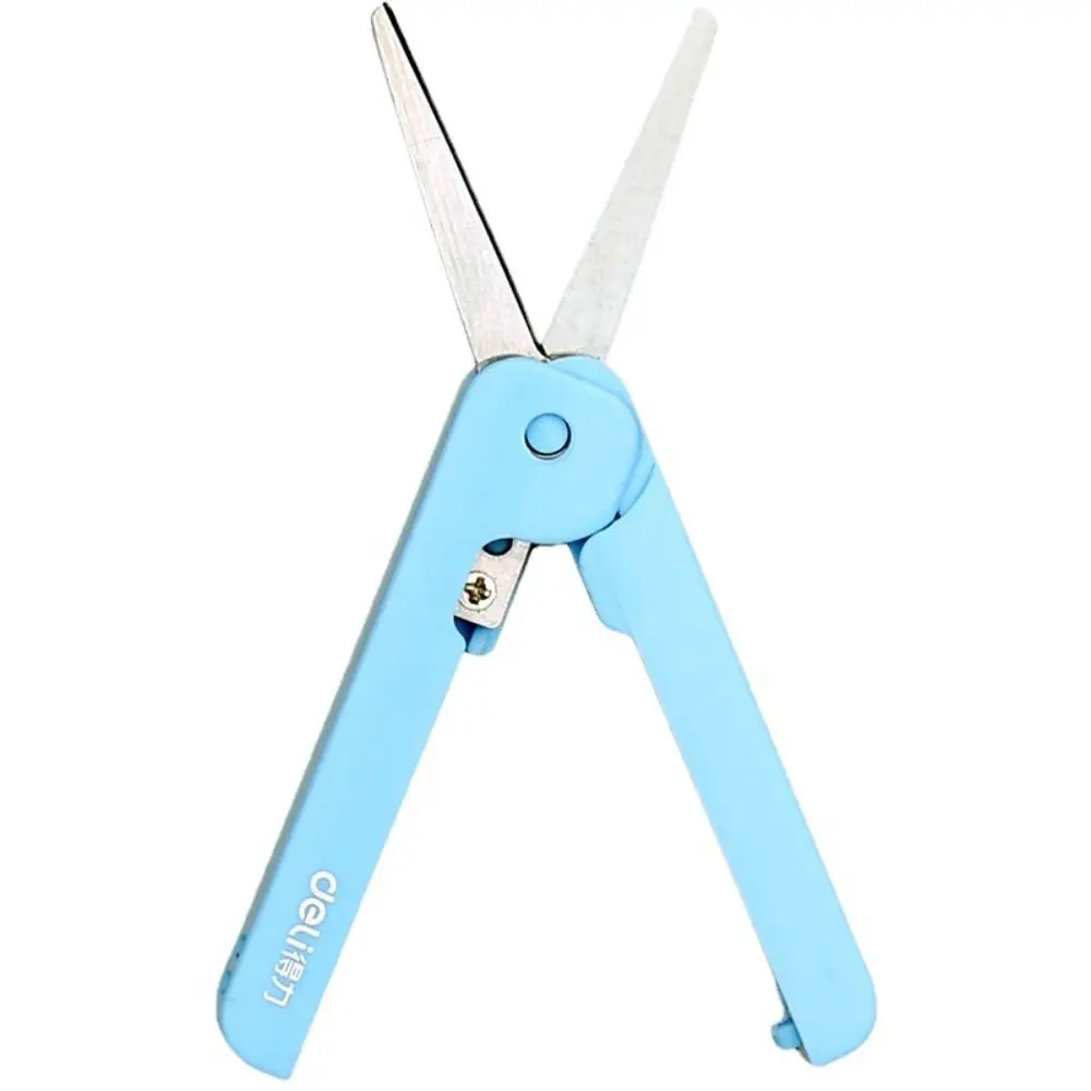 Kids DIY Student School Paper-Cutting Safe Folding Scissor Mini Fodable Scissor Handwork Art Tools Handcraft Scissor