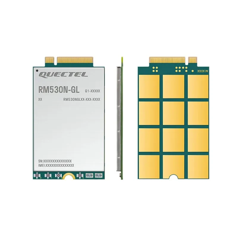 Waveshare Quectel RM530N-GL IoT 5G Global Band Module, 5G Sub-6G & mmWave Module,  Support 5G/4G/3G, M.2 Form Factor