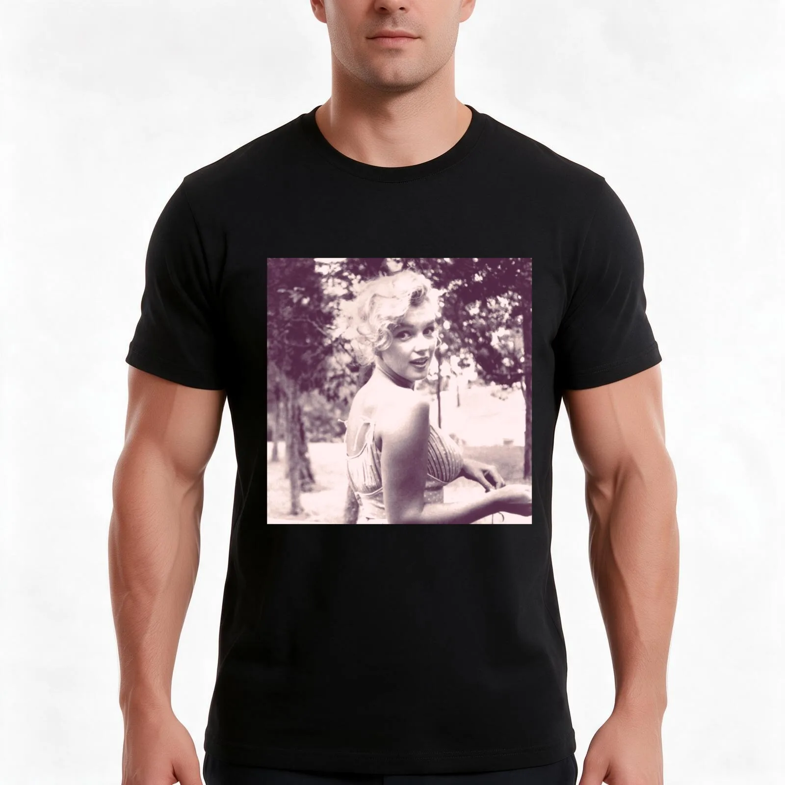 Norma Jeane T-Shirt Summer Casual Cotton Tee Oversized Streetwear Tops Vintage Graphic Print Loose Fit Short Sleeve