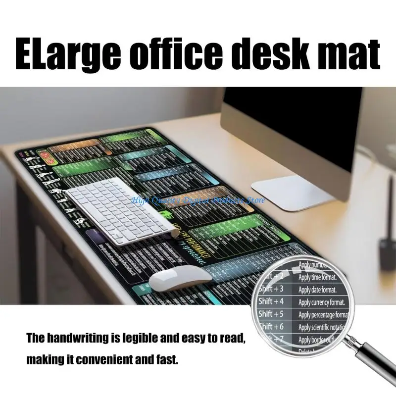 وسادة مكتب كبيرة مقاوم للماء U2JE مع Excels و Word Shovercut Computer Fasts for Office