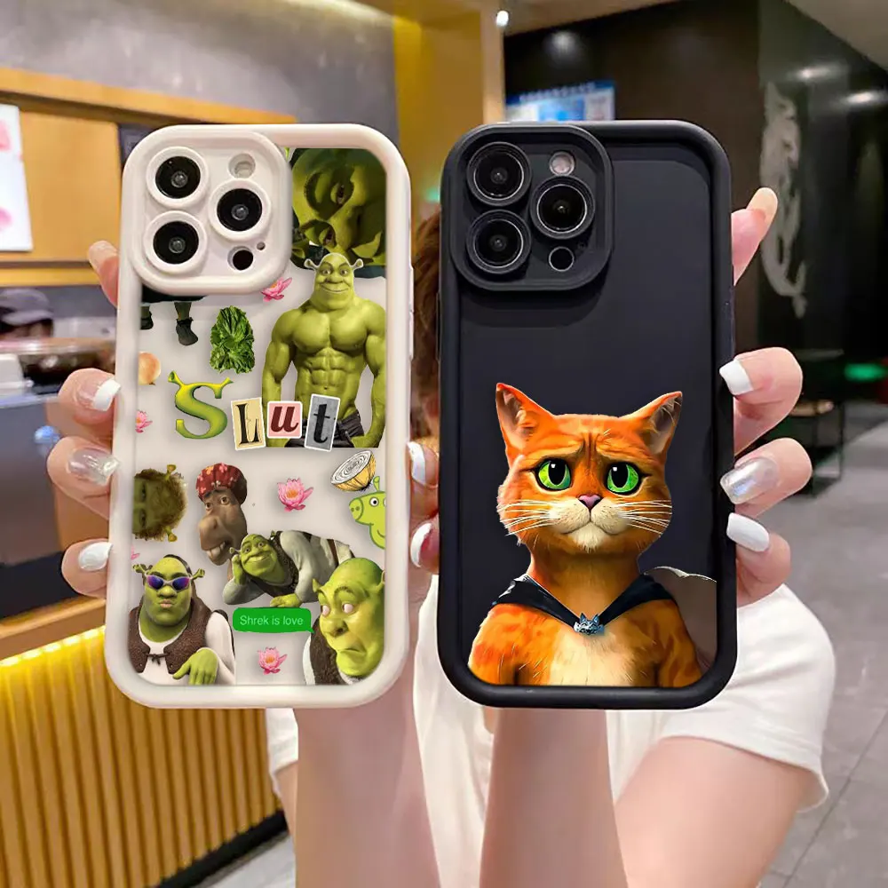 Cartoon Movie S-Shrek Funny Cover Phone Case For Oneplus 11 10R 8T NORD CE 4 LITE ACE 2 3 Google PIXEL 7 8 7A 8A 9 Case Funda