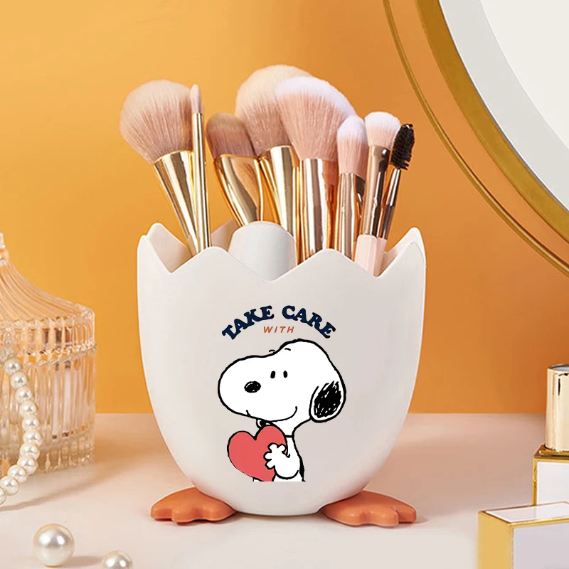 Anime Snoopys Good-looking Makeup Brush Storage Bin for Wome