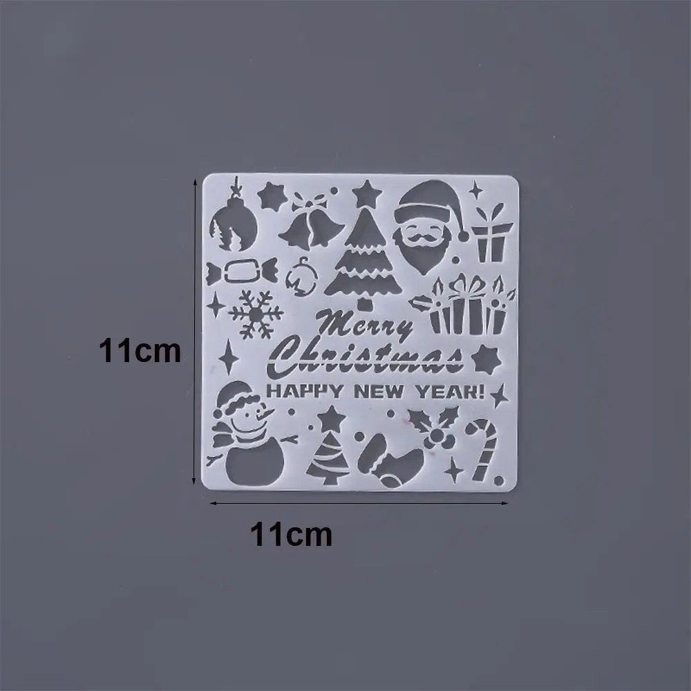 20Pcs PET Environmental Protection Material Graffiti Hollow Template White Square Explosion Box Theme Handmade Photo Album