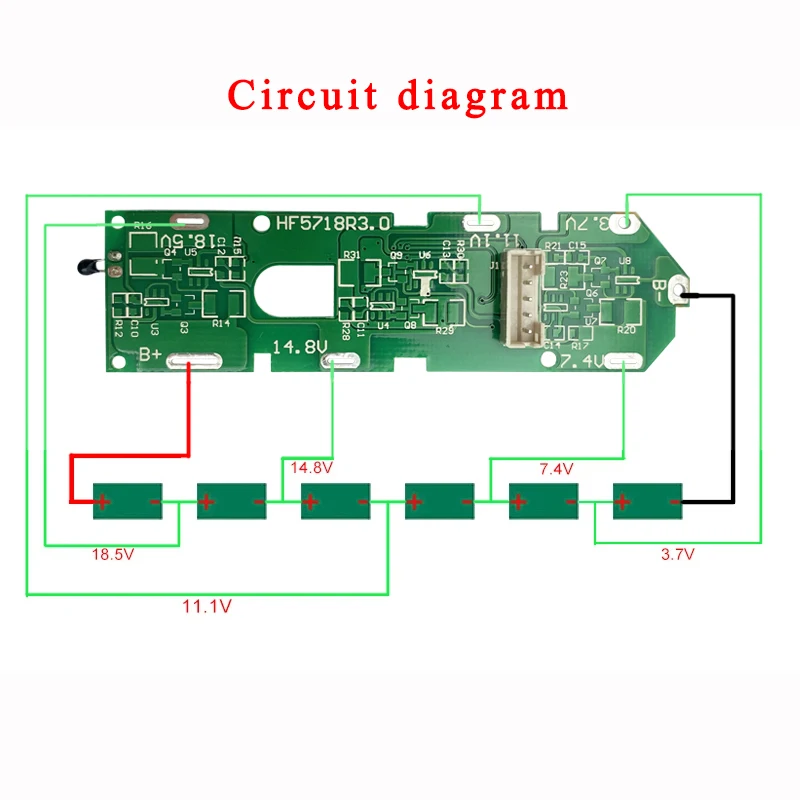 Obudowa akumulatora litowo-jonowego do odkurzacza bezprzewodowego Dyson typu B DC31 DC35 DC44 DC45 22,2 V Akumulator litowo-jonowy Plastikowa obudowa