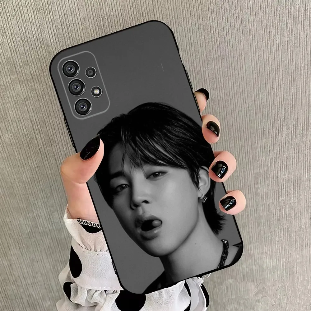 Park Ji-Min K-Kpop B-T-S Phone Case For Samsung Galaxy A20,A21s,A22,A31,A32,A52,A53,A72,73,A80,A91 Soft Black Cover