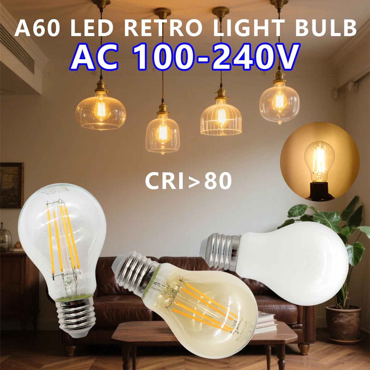 8PCS Led Bulb E27 B…