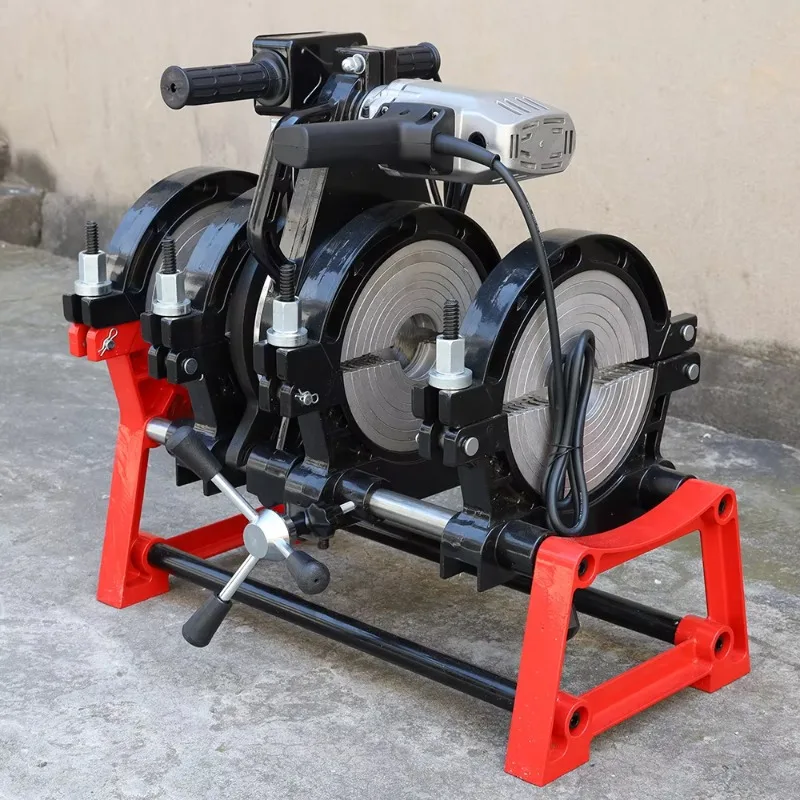 200mm 4Rings Manual Pe Butt Welder Plastic Pipe Welding Machine Economical