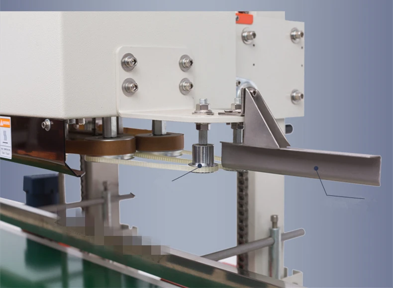 Automatic Vertical Plastic Film Bags Heat Sealing Machine Continuous Band Sealer Machine QLF-1680