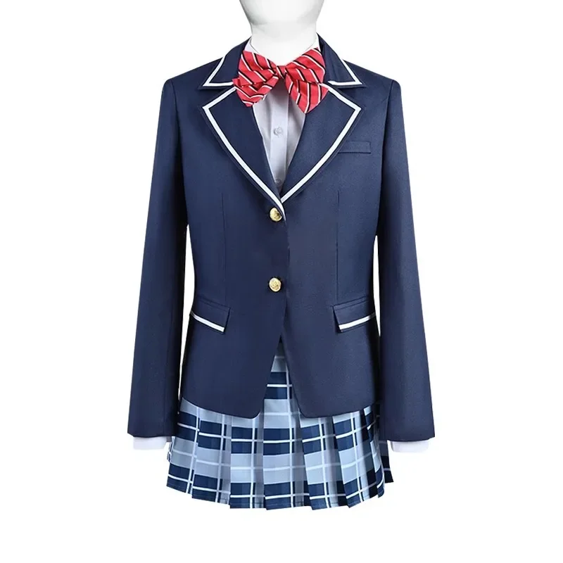 Wonderlands×Showtime Kusanagi Nene Shiraishi An cosplay costumes Colorful Stage Feat School Uniform Role Play Suit Wig For Women