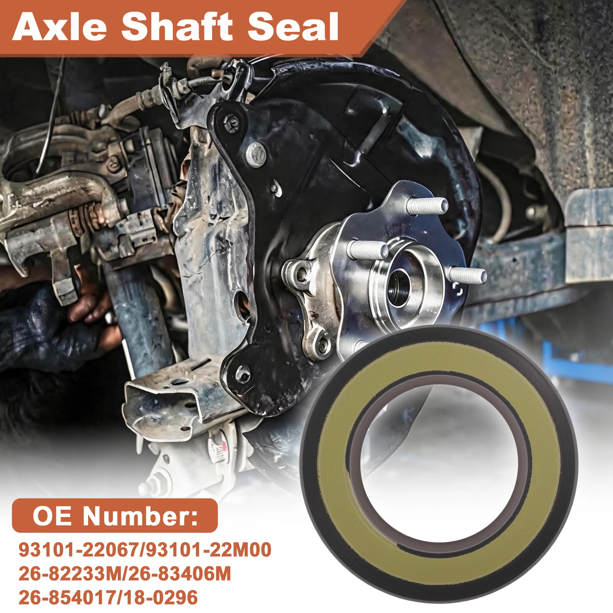 X Autohaux Axle Shaft Oil Seal for Yamaha 25-60 Hp 1984-1993 93101-22067